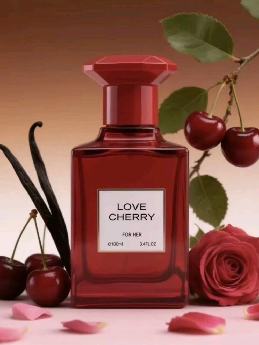 Love Cherry EDP Perfume Black Cherry, Plum,Sweet Almond